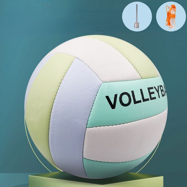 Balls Brand Soft Touch Volleyball Ball Size5 качественный волейбол бесплатно с сетчатой ​​сумкой иглы 230619