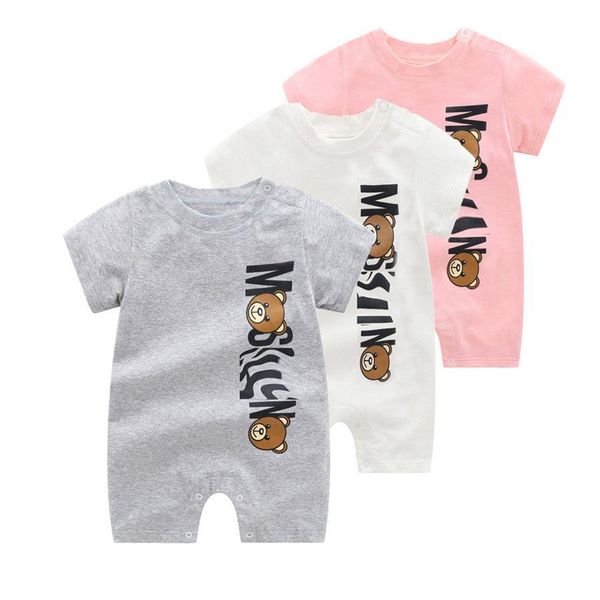 Macacão Baby Infant Romper Born Macacão Manga Comprida Pijama Algodão 024 Meses Roupas Designers Drop Delivery Crianças Maternidade Clothi Dhjxn