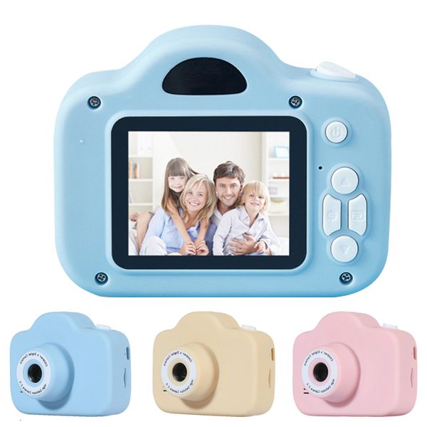 Câmera infantil de câmeras de brinquedo 1080p HD Video Câmera digital 8 milhões de pixels Câmera de desenho animado POXHE PONTRAÇÃO DE NATALIDADE BINDERNHAMENTO 230619