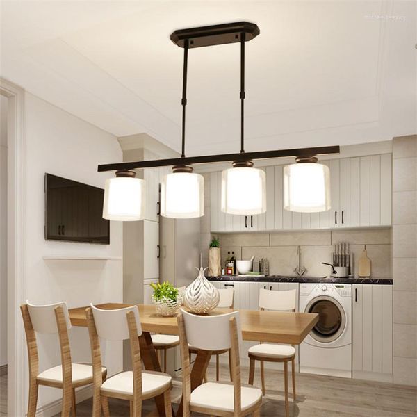 Lampadari Lampada da soffitto in ferro vintage Design Lampadario moderno a led Decorazione soggiorno Avizeler Nordic Home