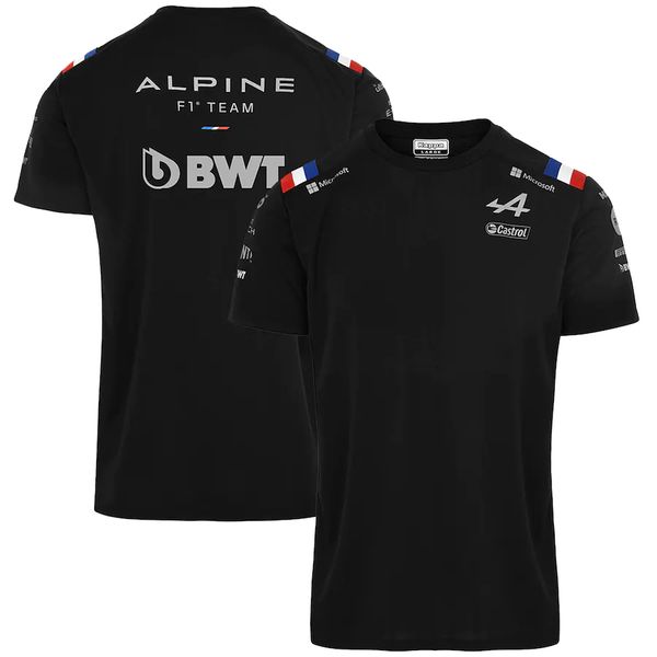 T-shirt da uomo Pilota spagnolo alpino di Formula 1 Fernando Alonso T-shirt girocollo blu a maniche corte per fan di sport estremi all'aperto 230620