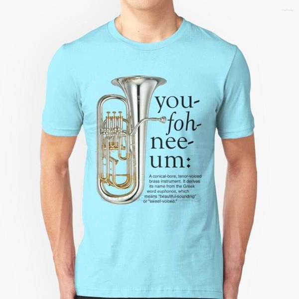 Camisetas masculinas You - Foh Nee Um de manga curta Streetswear Harajuku Summer High Quality T-Shirt Tops Euphonium Band Music Marching