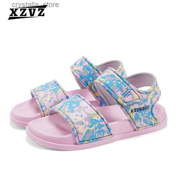 XZVZ Sandali per bambini Scarpe per bambini morbide e comode EVA Suola antiscivolo Sandali per neonate Scarpe da spiaggia da viaggio leggere Principessa L230518