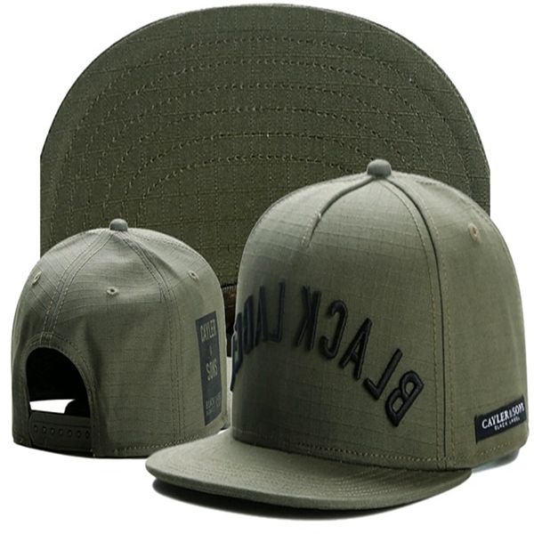 Capball Capball Capball dei figli Cayler Green Black Label Hip Hop Sports Snapback Cappelli Chapeu de Men Donne regolabili