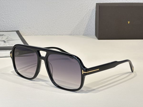 Lazer Tomford óculos de sol masculino e feminino designers retro grande quadro placa óculos de sol quadro preto óculos de sol motorista ao ar livre