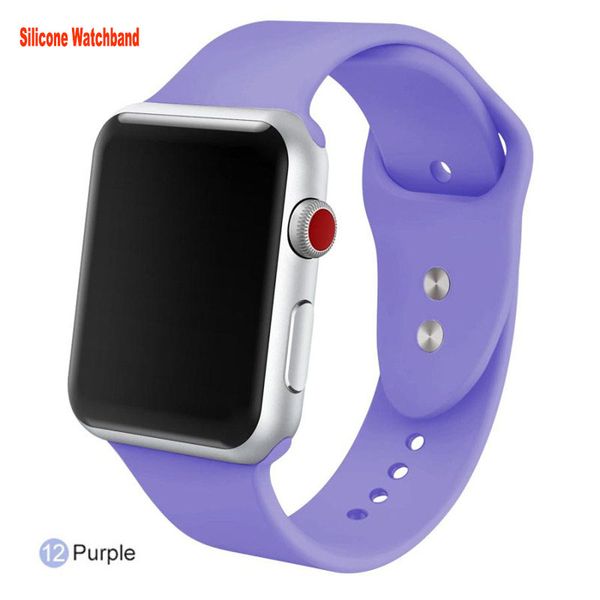 cinturino in silicone Cinturini intelligenti per Apple Watch 8 7 45mm 49mm 42mm 38mm Cinturini sportivi di ricambio in silicone Cinturino per iWatch Series 6 / SE / 5/4/3/2 S / M M / L cinturino di design