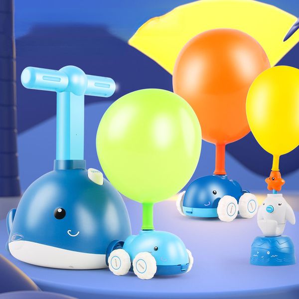 Balões de festa Foguete Balão Torre Brinquedo Quebra-cabeça Divertido Educação Inércia Air Power Balão Car Ciência Experimentar Brinquedos para Crianças Presente 230620