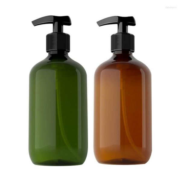 Bottiglie di stoccaggio da 500 ml bottiglia ricaricabile cosmetici shampoo a mano la lozione per facili detergenti taggleble utensili per la cura della pelle di grande capacità