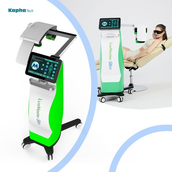 LuxMaster 10D Laser Esmeralda Diodo Celluite Ruduction Green Light LLLT Máquina de Massagem