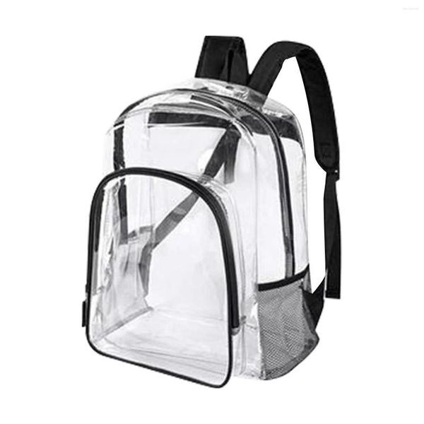 Школьные сумки очистить маленький рюкзак, одобренный прозрачным рюкзаком для водонепроницаемости. Вешалка для стены