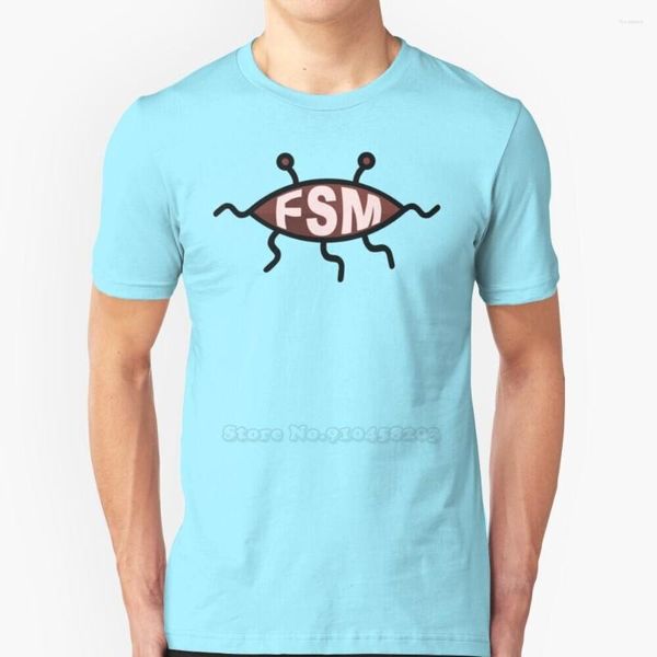 Camisetas masculinas Fsm Church Of The Flying Spaghetti Monster Camiseta de manga curta Harajuku Hip-Hop Tee Tops