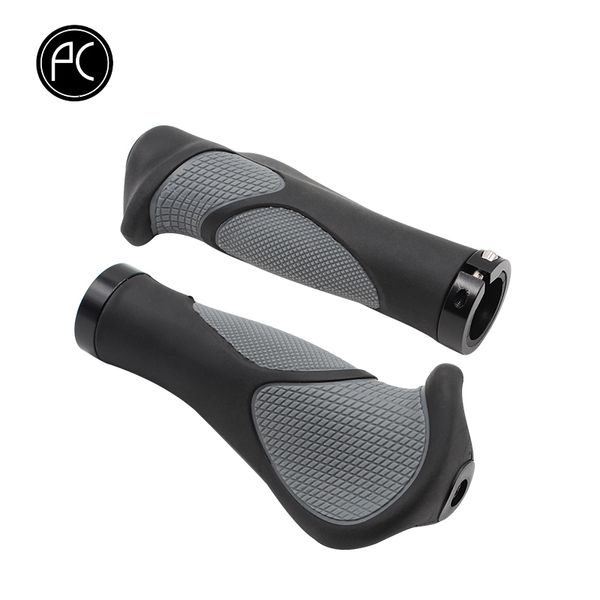 Componenti per manubri bici PCycling Impugnature ergonomiche per biciclette Manubrio TPR Rivestimento in gomma Tono guaina Antiscivolo MTB Ciclismo Poggiamano Assorbimento degli urti Estremità barra 230621