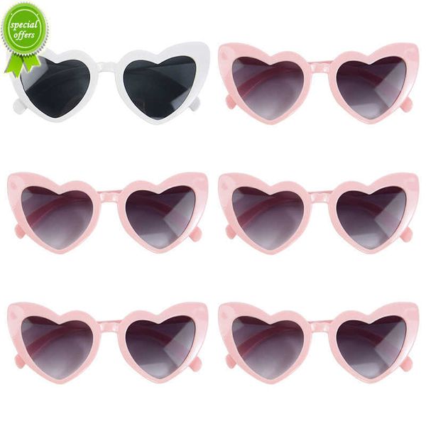 Neue Bachelorette-Party-Sonnenbrille, Hochzeit, Brautparty, Dekoration, Junggesellinnenabschied, Braut-Brautjungfern-Geschenk, herzförmige Brille