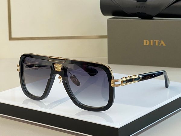Dita Grand Bem Güneş Gözlüğü Erkekler İçin Kadınlar Retro Gözlükler UV400 Açık Mekan Gölgeleri Asetat Çerçeve Moda Klasik Lady Güneş Gözlükleri Kutu ile Aynalar