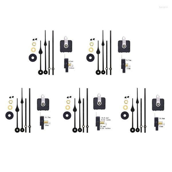 Wanduhren Zeiger DIY Uhrwerk Mechanismus Batteriebetriebene Ersatzteile - Ersatz 5 Stile Einfache Montage B03E