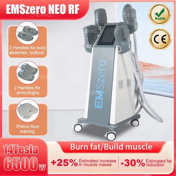 HOT 14 Tesla EMSSLIM Machine Hiemt Neo NOVA EMS Estimulação Almofadas Opcional Pélvica Queima de Gordura Corporal Emagrecimento Construir Músculo Emszero