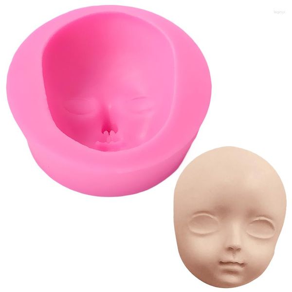 Stampi da forno Baby Face Cake Stencil Decorazione Molde Cioccolato Silicona Fondente Silicone per decorare Stampi per sapone