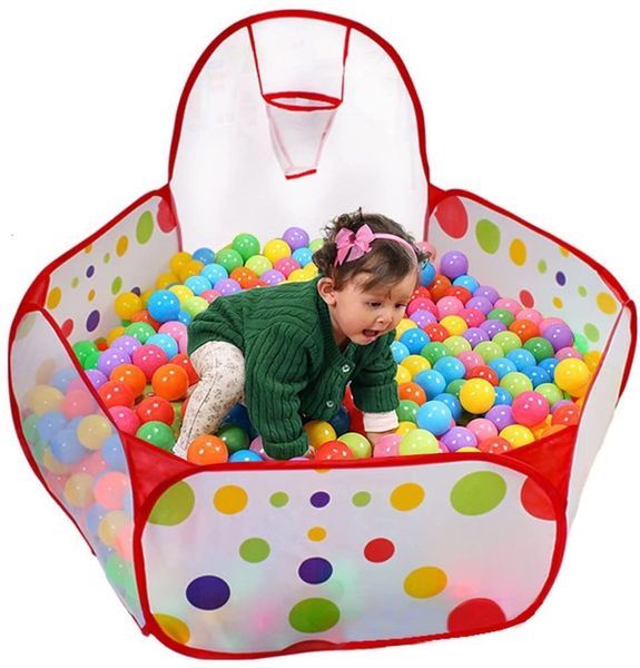 Baby Rail Drop Poratable Box Kids Ball Pit Pool Ocean Balls Pool Cartoon Park Camping Bambini Ballenbak Dry Pool Tent Regali 230621