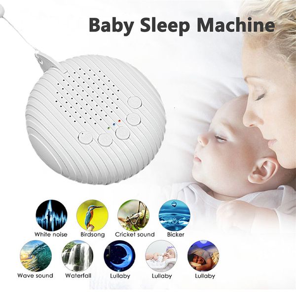 Babyphone-Kamera, tragbare Maschine mit weißem Rauschen, 10 natürliche Geräusche, Säuglingspflege, Schlafhilfe, Therapiegerät, USB wiederaufladbar, Schlaf 230620