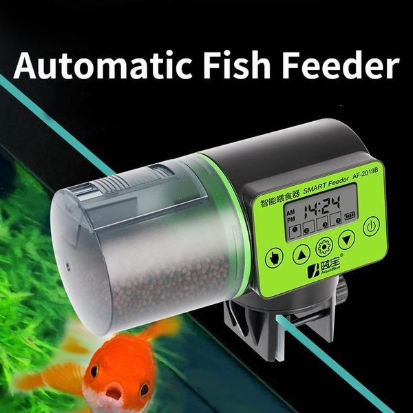 Alimentador Alimentador automático de tanque de peixes com tempo inteligente alimentador automático de aquário alimentador de peixes dourados alimentador de aquário de peixes de grande capacidade 230620