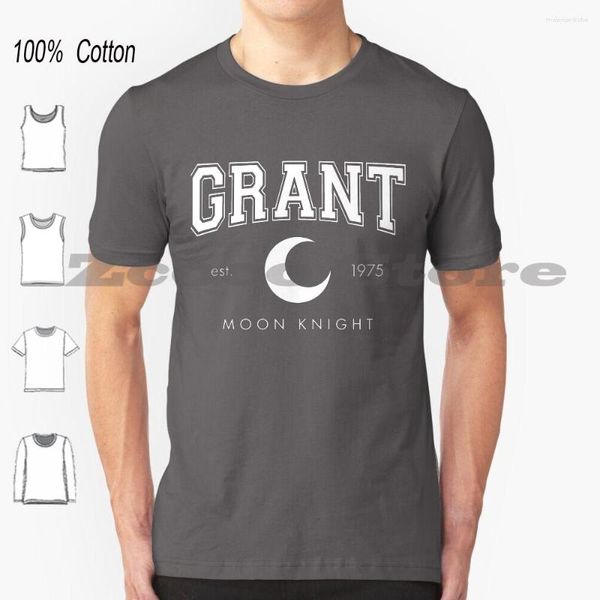 Erkek Tişörtleri Ay Şövalye Grant T-Shirt Pamuk Erkek Kadın Kişiselleştirilmiş Desen Khonshu Bat Kahraman Spector Marc