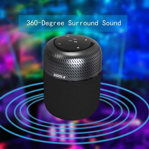 Mini altoparlanti Subwoofer da 100 W Altoparlante portatile senza fili Bluetooth Stereo Mini Post Esterno IPX7 Altoparlante subwoofer impermeabile Scheda AUX R230621