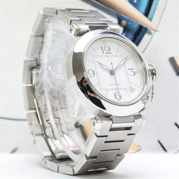 U1 Top Grade AAA 35 мм Паша-де-W31089M7 Watches Белый цифер