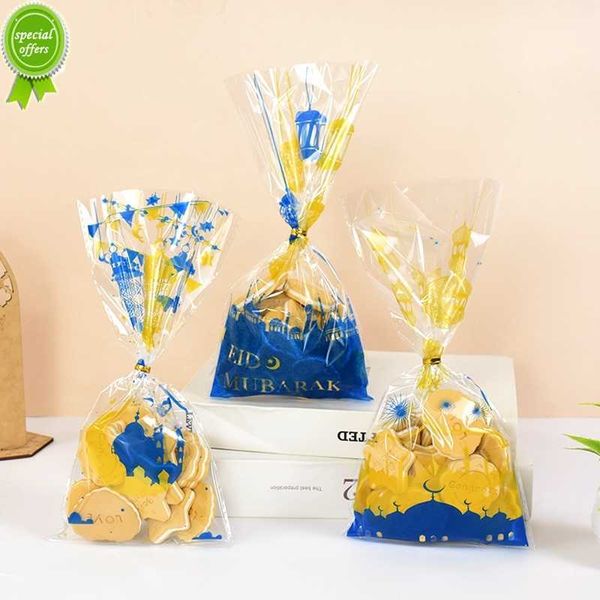 Neue 105 stücke Muslim Eid Mubarak Geschenk Tasche Kunststoff Süßigkeiten Dessert Backpaket Islamischen Ramadan Kareem Party Decor Liefert Eid al-fitr