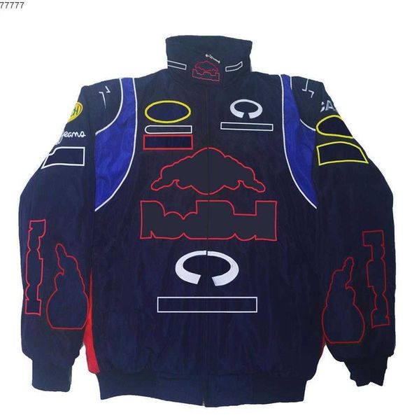 Yxys Giacche da Uomo Formula 1 Tuta da Corsa F1 Stile Europeo e Americano Giacca Casual in Cotone Giacca Invernale da Motociclista Vintage con Ricamo Completo Caldo 0hg8