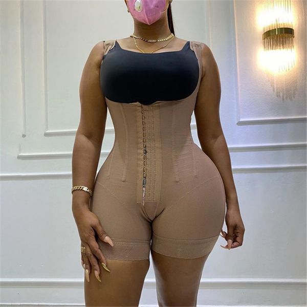 Vita Tummy Shaper Faja 's Shapewear Controllo della chiusura con gancio e occhi Cavallo regolabile Busto aperto Body Coscia Trimmer Corsetto K 230621