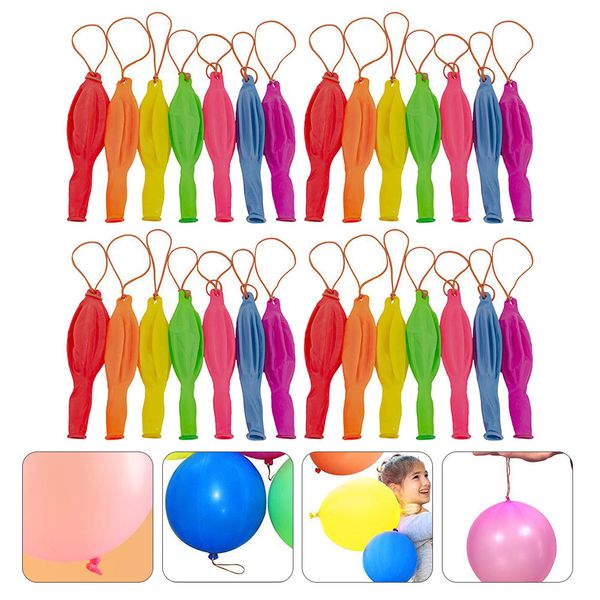 Palloncini per feste 50 pezzi Pat The Ball Bulk Toy Pasqua Regali per bambini Sacco da boxe rotondo Palloncino Emulsion Punch Balloons Color Punch Balls Bambino 230620