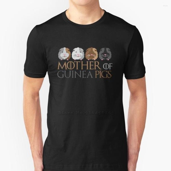 T-shirt da uomo Madre di porcellini d'India Camicia Girocollo T-shirt a maniche corte Allevatore Allevamento Creepy Cute Funny Guineas Topi da donna Topo