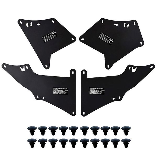 Grupos de bicicletas guardabarros para Toyota Land Cruiser Prado textura de fibra de carbono protectores contra salpicaduras guardabarros revestimientos de guardabarros escudo sello 230621