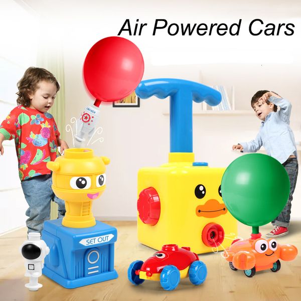 Palloncini per feste Air Power Balloon Car Toy Inertial Power Balloon launcher Education Science Experiment Puzzle Giocattoli divertenti per bambini 230620