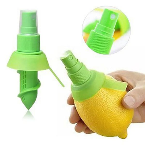 Spruzzatore di succo di limone 1pc, spray manuale di agrumi per succo d'arancia per sapore fresco, spremiagrumi per insalata, gadget da cucina