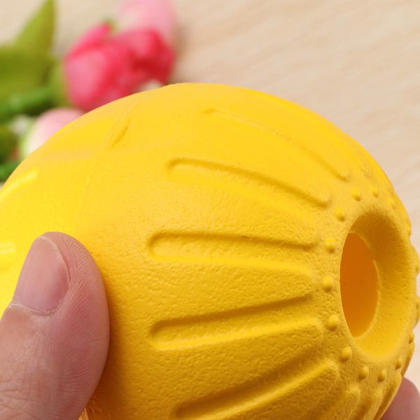 7cm Portable Eva Küre Hollow Ball Isırık Dirençli Evcil Köpek Eğitim Oyuncaklar Taşıyıcı Halat Isırık Dirençli Sihirli Top Pet