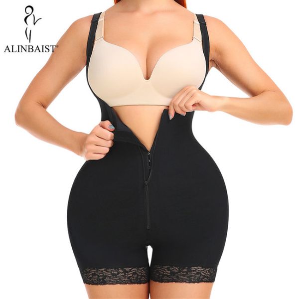 Vita Tummy Shaper Body Shapewear da donna Dimagrante Butt Lifter Full Body Shaper Bbl Tummy Control Apertura sul cavallo Ziper Design Fajas Reductoras 230621