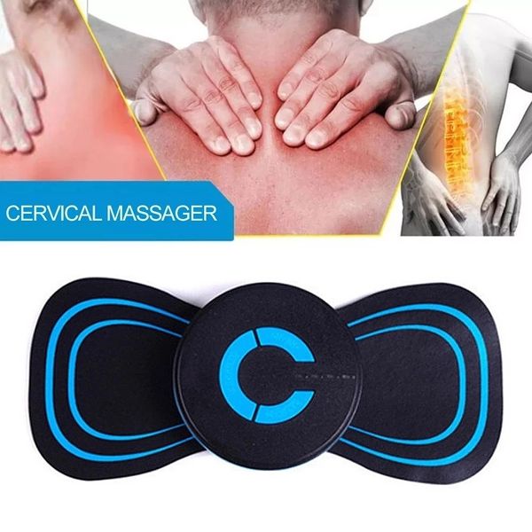 Outros Itens de Massagem Mini EMS Massageador Elétrico Usb Recarga Pescoço Acupontos Patch de Massagem Estimulador Alívio da Dor Pescoço Traseira Perna Cuidados com a Saúde Relaxamento 230620