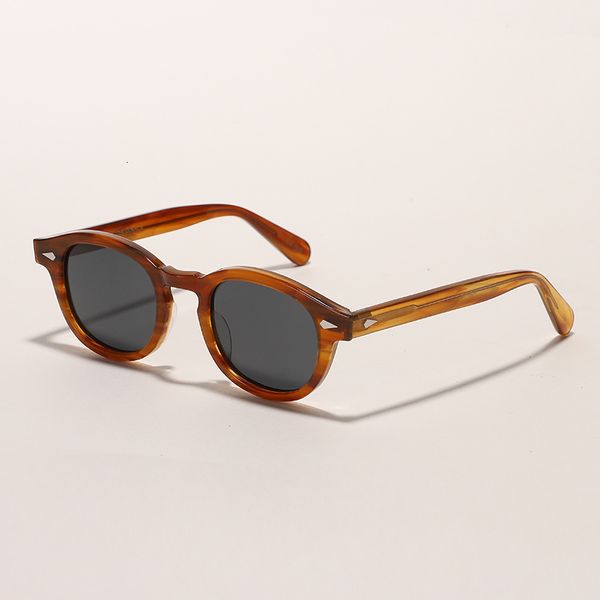 Óculos de sol Retro Johnny Depp Óculos de Sol Masculino Feminino Óculos de Sol Polarizado Marca Vintage Armação de Acetato Para Óculos Masculinos Lemtosh Eyewear 230620