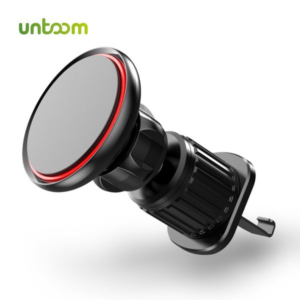 Untoom Universal Magnetic Car Phone Holder 360 Rotation Car Air Vent Clip Strong Magnet Mobile Cellphone Holder for iPhone Xiaomi