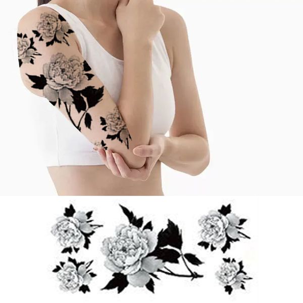 Временные татуировки 20sheets ece ecker lafting flower Animal Back Временная тату