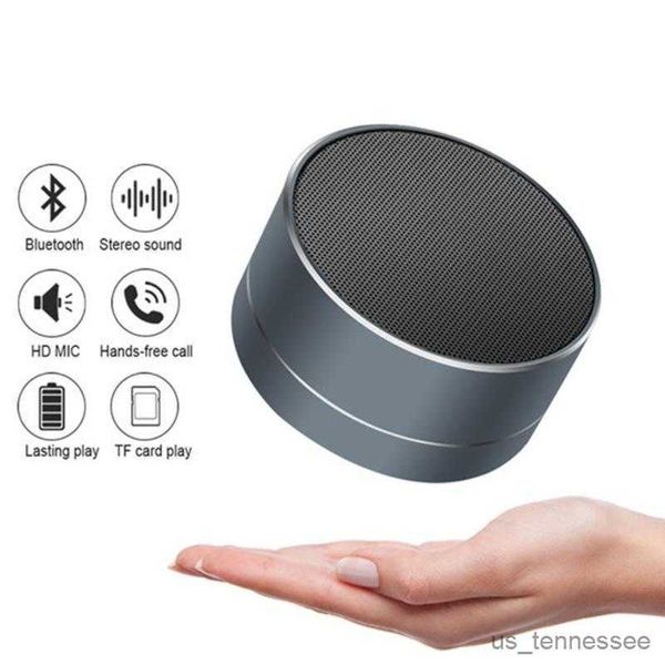 Mini alto-falantes Bluetooth sem fio Bloqueio de alto-falante e spray de carga para celular Cartão portátil Mini alto-falante Coleção de transmissão Alto-falantes de alerta R230621