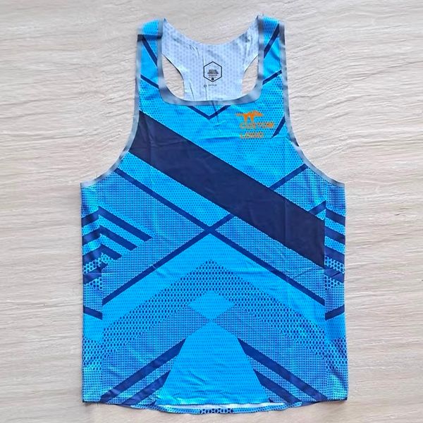 Regata Masculina ACKS Equipe Nacional Homem Corrida Rápida Rede Respirável Colete Velocidade Atleta Profissional Atletismo Singlet Personalizável 230620