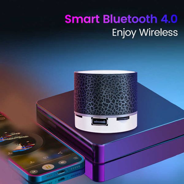 Mini altoparlanti Flash Altoparlante wireless Bluetooth Altoparlante portatile piccolo in acciaio Subwoofer pesante Mini altoparlante Bluetooth esterno per telefono cellulare