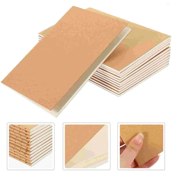 Kraft Journal 12 14x10cm Kratz- und Skizzenbücher für Kinder-Notizbücher, leeres Papier