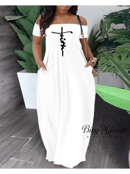 Casual Kleider 2023 Frauen Sommer Vintage Brief Drucken Kleid Elegante V-ausschnitt Mode Lose Afrikanische Sexy Lange Straße Bekleidung