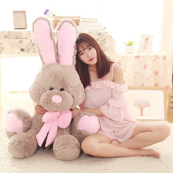 Super Cute Net Red American Big Rabbit Peluche Coniglio di Pasqua Bambola Bambola Regalo creativo femminile