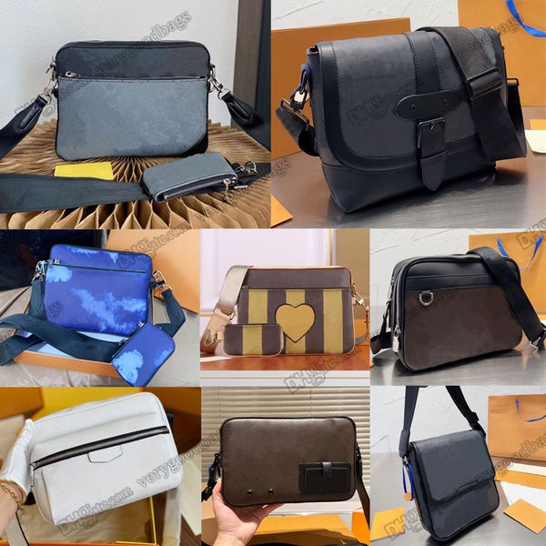 Moda alfa çapraz vücut omuz çantaları pm deri meslekçi çanta tasarımcısı patchwork erkek kadın çanta cüzdan çantası çanta crossbody çanta erkekler için