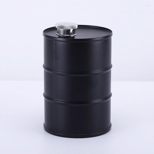 Frascos de quadril Conveniente jarro de aço inoxidável de qualidade alimentar Barril de óleo à prova de vazamento Frasco de licor Jarro de uísque para transporte de óleo
