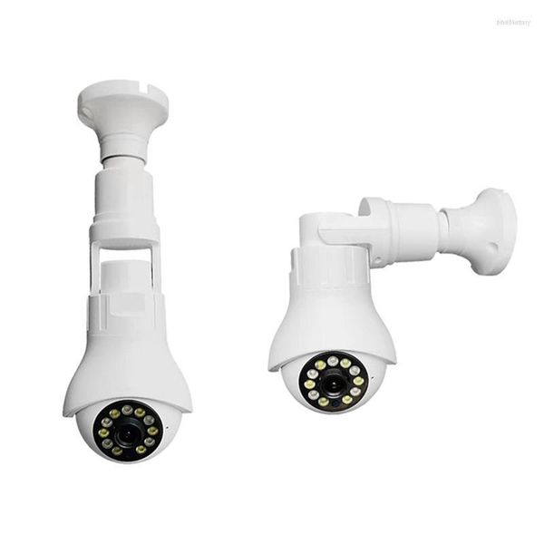 Varejo Bulbo Câmera de segurança Montagem na parede teto Panorâmica IP 360° HD Vigilância residencial inteligente